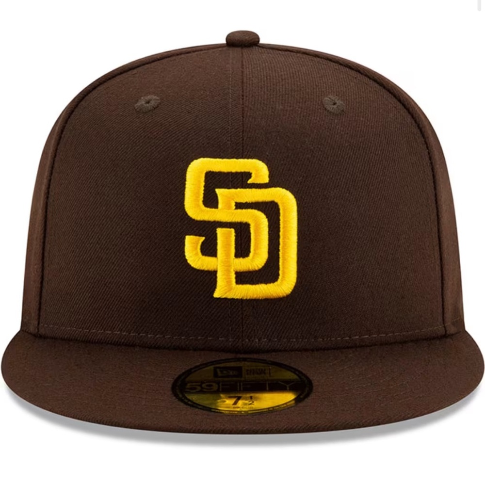 San Diego padres Brown and Yellow Baseball Cap size